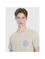 Pánske tričko s potlačou 4F 4FWSS25TTSHM1980-83S