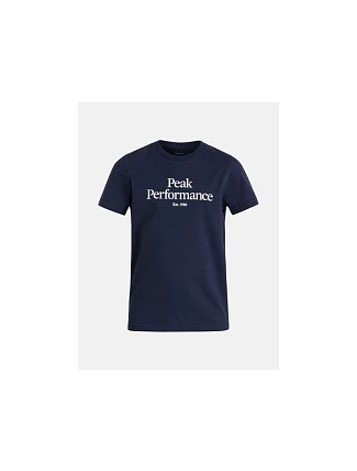 Tričko Peak Performance Jr Original Tee, modré Tričko Peak Performance Jr Original Tee, modré