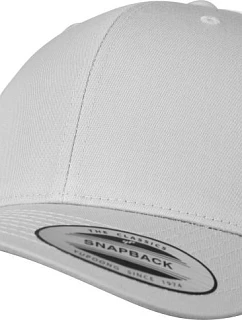 Flexfit 6606/6606T 6-panelová vintage čiapka „Trucker“ 55.6606 strieborná/biela