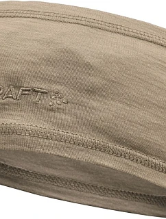 Craft Corporate Essence Wool Headband Čelenka z merino vlny 81.6633 taupe