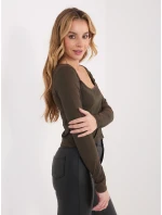 Blúzka WT BZ A1159.93 tmavohnedá