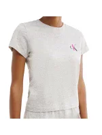 Dámske tričko s krátkym rukávom QS6356E-GGE - Calvin Klein