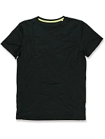 Stedman Active 140 Crew Mesh-T Pánske športové tričko s vzorom „vtáčie oko“ 05.8400 black opal