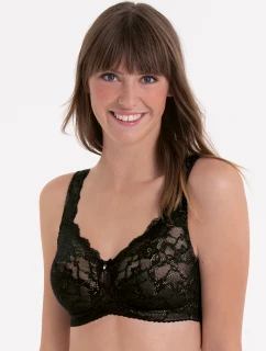 Pohodlná podprsenka Bobette 5292 čierna - RosaFaia