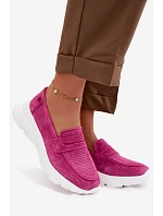 Dámske mokasíny z prírodného semišu na platforme Vinceza 79626 Fuchsia Dámske mokasíny z prírodného semišu na platforme Vinceza 79626 Fuchsia