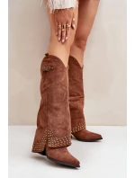 Čižmy na podpätku model 204659 Step in style