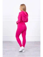 Súprava so širokými pásmi fuchsiovej farby