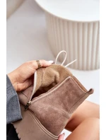 Zazoo 60499 Zamszowe Damskie Botki Na Platformie I Koturnie Ocieplane Beżowe Zazoo 60499 Zamszowe Damskie Botki Na Platformie I Koturnie Ocieplane Beżowe