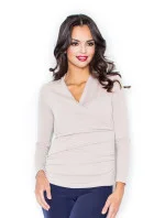 Dámsky sveter M247 béžový - Figl