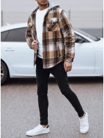 FashionStreet béžová pánska bunda s kapucňou TX4960