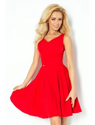 Červené šaty s výstrihom v tvare srdca model 4976175 Červené šaty s výstrihom v tvare srdca model 4976175