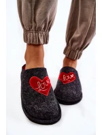 Domowe Papcie Big Star KK276019 Czarno-Czerwone