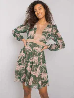 Šaty LC SK 22K 3035.03P tmavo zelená