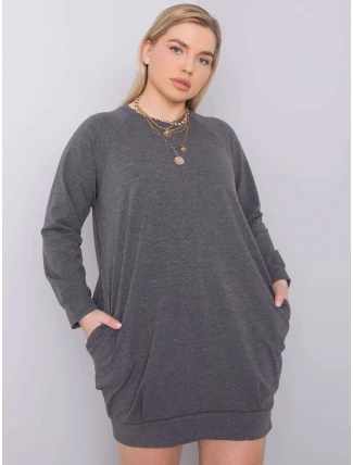 Šaty RV SK 6296.99 tmavo šedá Šaty RV SK 6296.99 tmavo šedá