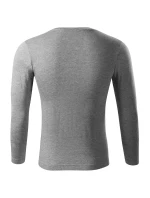 Tričko Progress LS unisex tmavo šedé