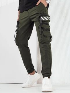 Pánske bojové nohavice zelené FashionStreet UX4160