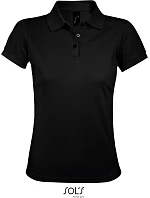SOL'S Prime Women Dámske piqué polo z hrubej bavlny 25.0573 čierne SOL'S Prime Women Dámske piqué polo z hrubej bavlny 25.0573 čierne