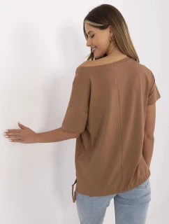 Tričko CLM TS 1019.79 svetlohnedé