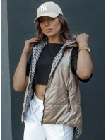 Dámska prešívaná vesta ICONVEST camel FashionStreet TY4433
