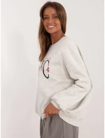 Mikina EM BL 857.88 svetlo šedá