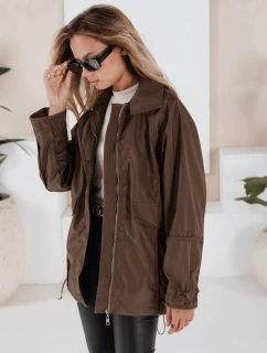 Dámska prechodná bunda ORLANDO hnedá FashionStreet TY3610