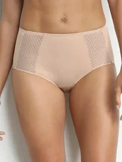 Dámske nohavičky FLAT TUMMY EFFECT MIDISLIP Drawstring Panties - BELLINDA - nude