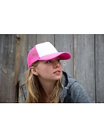 Result Headwear RC 089X 5 panelová síťovaná kšiltovka "Detroit" 28.089X pink/white Result Headwear RC 089X 5 panelová síťovaná kšiltovka "Detroit" 28.089X pink/white