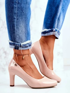 Čerpadlá 1459 béžové - Krok vo veľkom štýle