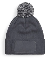 Beechfield B 443 Pletená čiapka Snowstar® 53.0443 grafitovo šedá/svetlo šedá