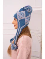 Dámska ušianka Eunika K322 denim