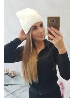 Dámska čiapka Irmina K333 ecru