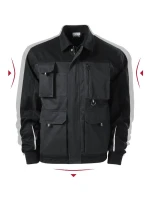 Woody pánska pracovná bunda ebony gray