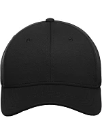 Atlantis Headwear Skye 6-panelová čiapka s šiltom 33.0118 čierna Atlantis Headwear Skye 6-panelová čiapka s šiltom 33.0118 čierna