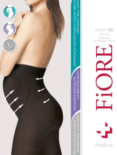 Fiore Mama 100 den M5215 farba:čierna