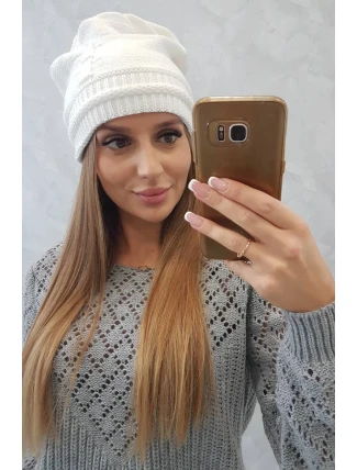 Dámska čiapka Kaja K339 biela