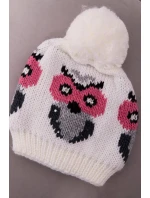 Dámska čiapka Owl K340 biela