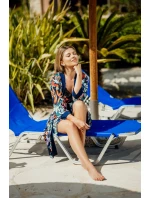 Župan Edna Námornícky modrý vzor - Eldar