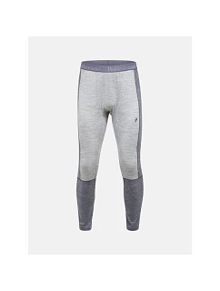 Teplé nohavice PEAK PERFORMANCE Magic 7/8 Long Johns Wool-blend Baselayer Men, sivé