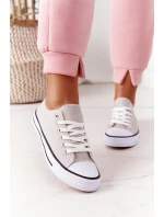 Damskie Klasyczne Trampki Szare Omerta