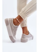 Trampki Damskie Na Grubej Podeszwie Lee Cooper LCW-24-31-2178 Szare