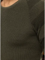 Pánsky khaki sveter FashionStreet WX1637
