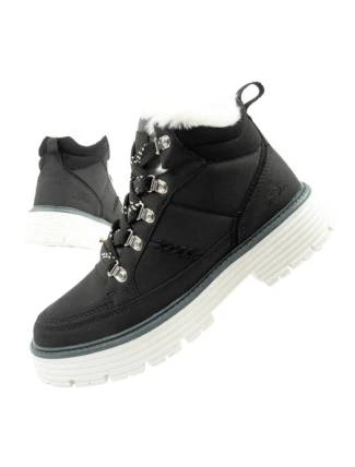 O'neill zimné trapper topánky dámske členkové topánky zateplené módne čierne biele dámske