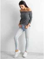 Blúzka RV BZ 4692.99 tmavo šedá