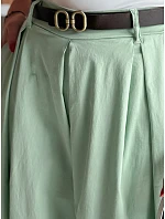 FLOWES sukňa - nohavice s opaskom FLOWES mätová FashionStreet UY2594 FLOWES sukňa - nohavice s opaskom FLOWES mätová FashionStreet UY2594