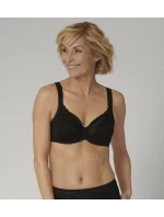 Dámska podprsenka Modern Lace+Cotton Bra W - BLACK black 0004 - TRIUMPH