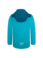Trollkids Bergen nepremokavá bunda aquamarine mist/port blue/peach mellow (611-137)