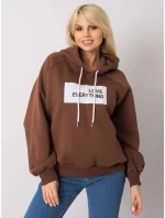 Mikina EM BL 651/2.41X tmavo hnedá