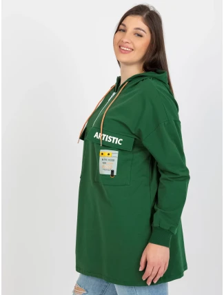 Mikina RV BL 8258.34 tmavo zelená