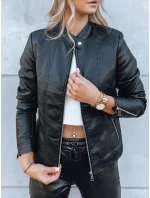 Dámska kožená bunda TRENDY FUSION black FashionStreet TY3896 Dámska kožená bunda TRENDY FUSION black FashionStreet TY3896