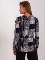 Košeľa LK KS 507450.91P tmavo modrá